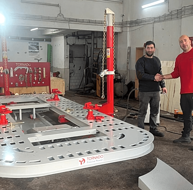 TORNADO CNC ŞASE ÇEKTİRME MAKİNESİ ANKARA’DA KURULUM VE EĞİTİMİ TAMAMLANDI