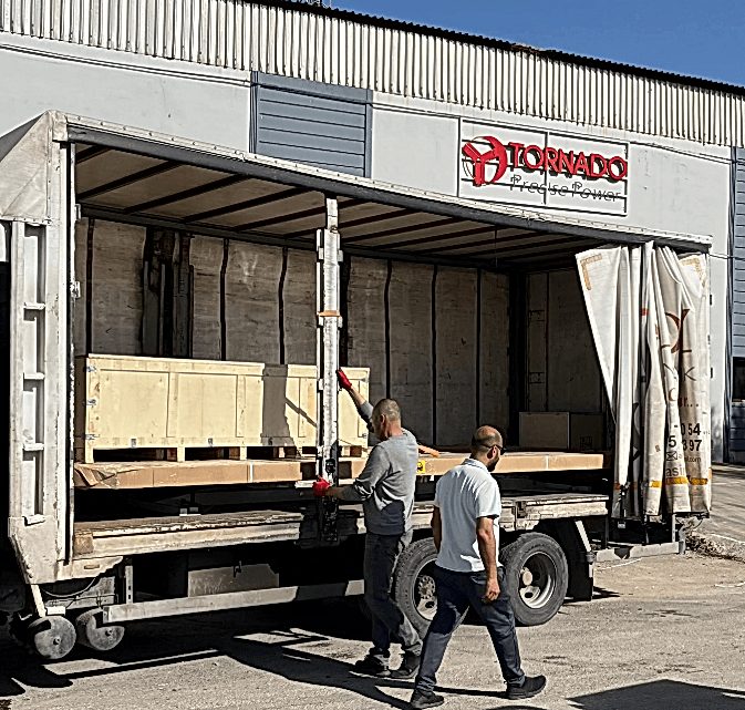 Tornado CNC Şase Çektirme Makinesi Urfa'ya Sevkiyatı